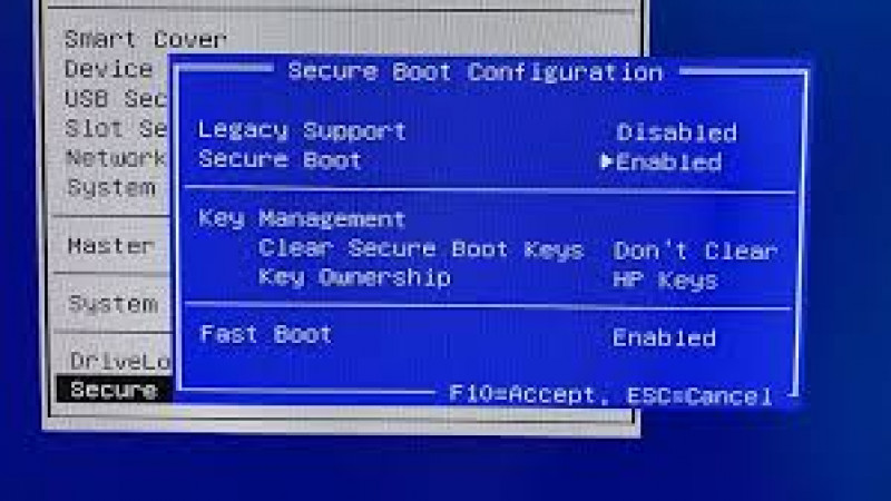 bios secure boot